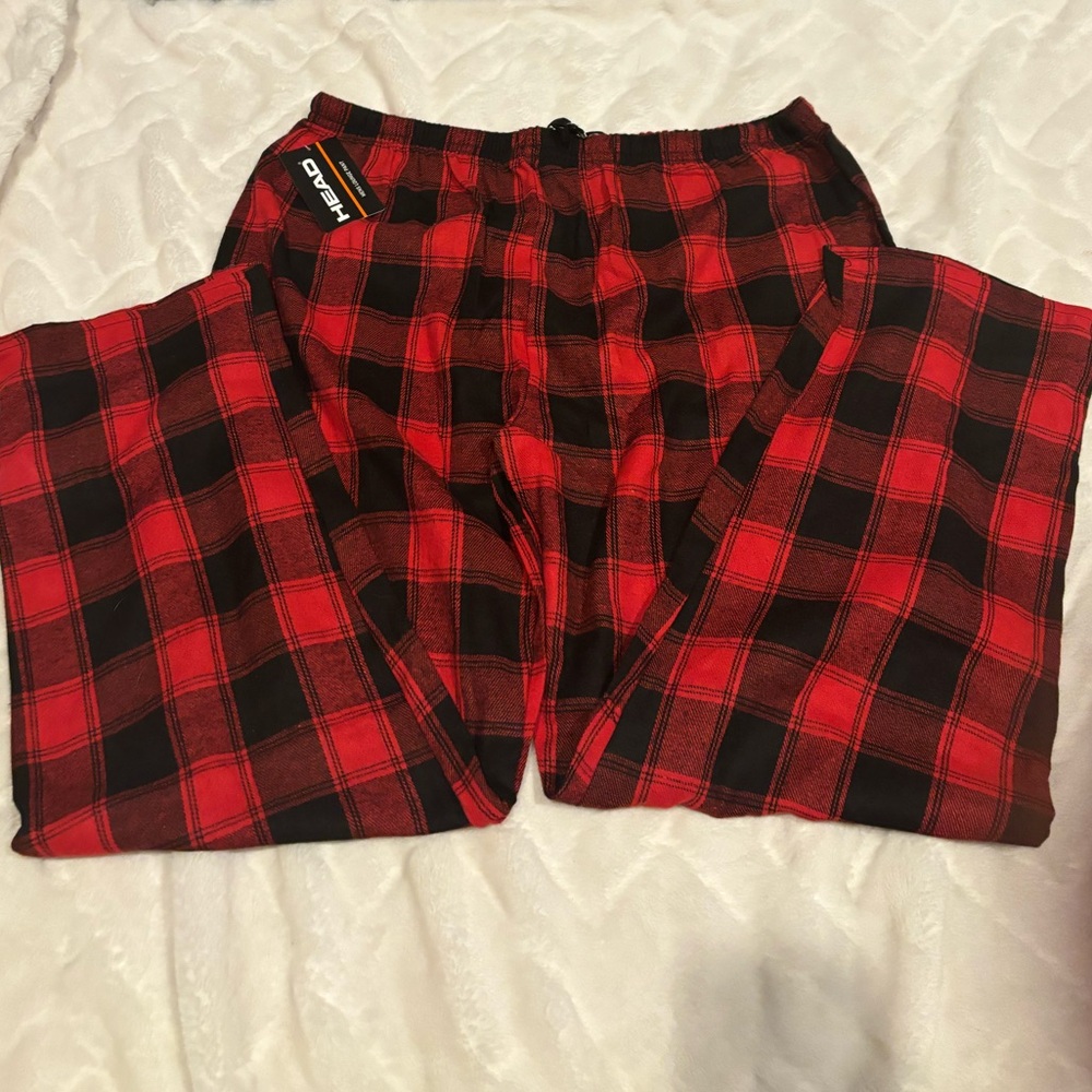 Men's Soft Flannel Lounge Pant - Brand Head Size Large NWT